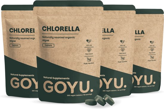 GOYU® - Chlorella Tabletten 500 mg Biologisch Multipack 1200