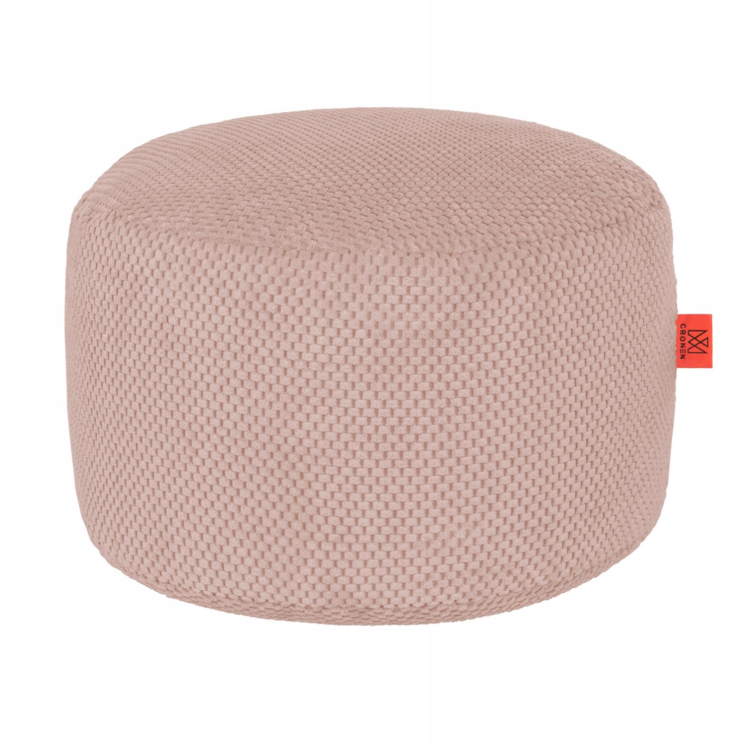 Cronen Luxe Pluche Poef - Stijlvolle Zitzak Poef, Modern Design Roze