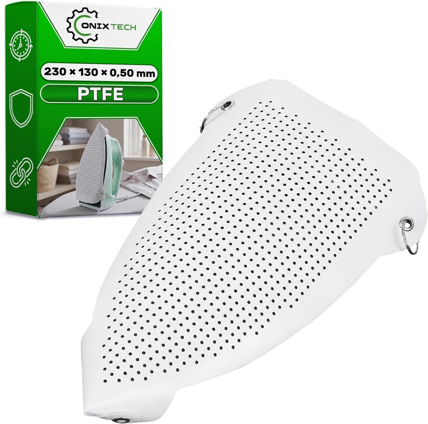 Universele strijkijzer cover 230 x 130 x 0,50 mm - PTFE - bescherming voor delicate stoffen - Vemera