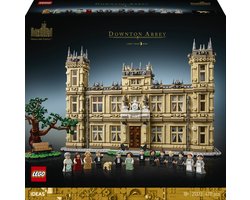 LEGO® Ideas Downton Abbey Bouwset voor Volwassenen Vanaf 18 Jaar - Merchandise uit de Serie en Films - Highclere CastleTM met 13 Minifiguren - Woonaccessoire in Historische Stijl - Cadeautip voor Fans - 21373