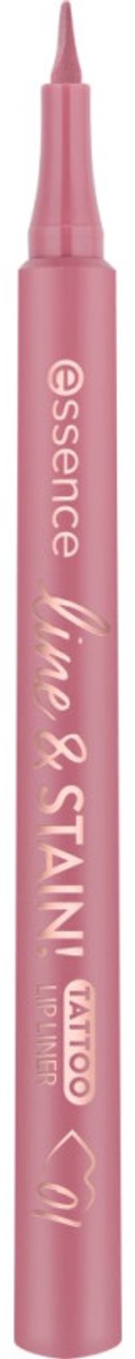 essence line & STAIN! TATTOO LIP LINER - 01 - Everyone`s Nude-Pink