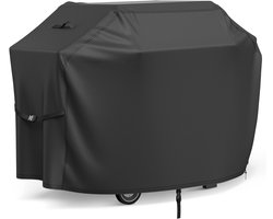 Armorget Waterdichte barbecuehoes (147 x 61 x 122 cm) van 600D Oxford met verstelbare gespen, koord, winddicht, barbecueafdekkingen, uv-bescherming