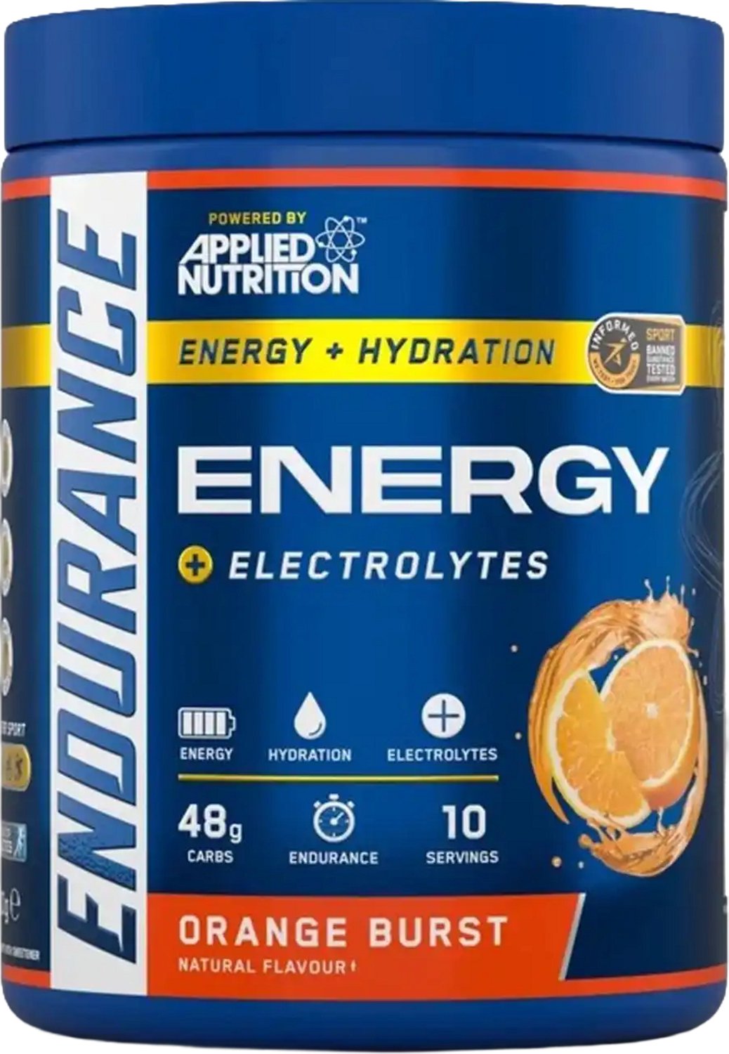 Endurance Carb & Electrolyte Energy - 500 g - Orange Burst