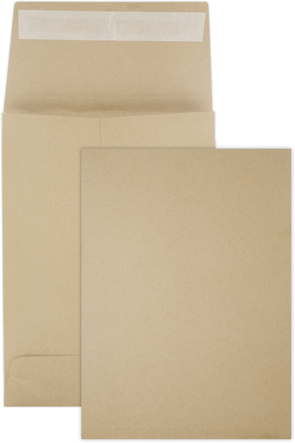 Monsterzak enveloppen A5 - C5 - 229 x 162 mm - 125 stuks - HK zelfklevend met plakstrip - Bruin - Netuno