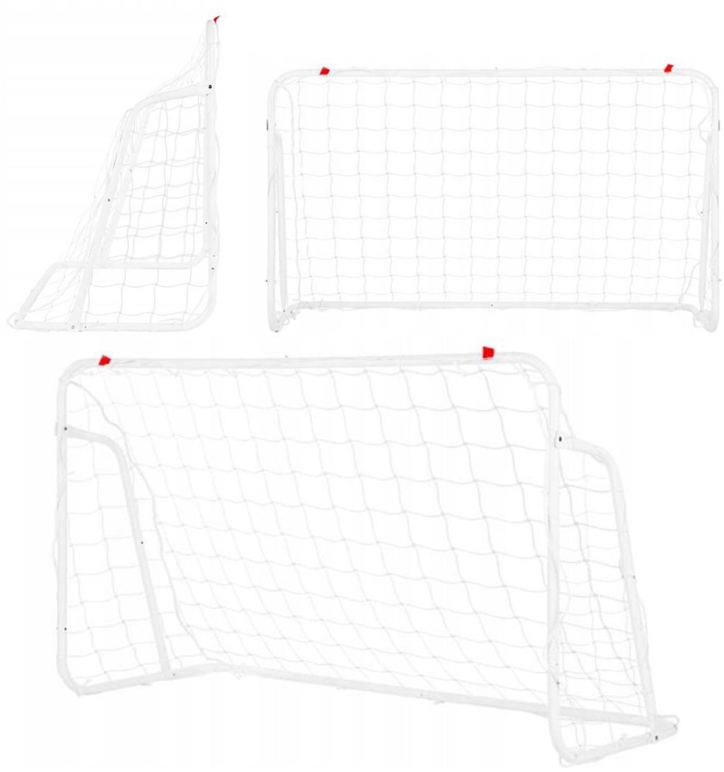 Nils BR8150 Voetbaldoel met Net - 150x90 cm - Mobiel en Stevig
