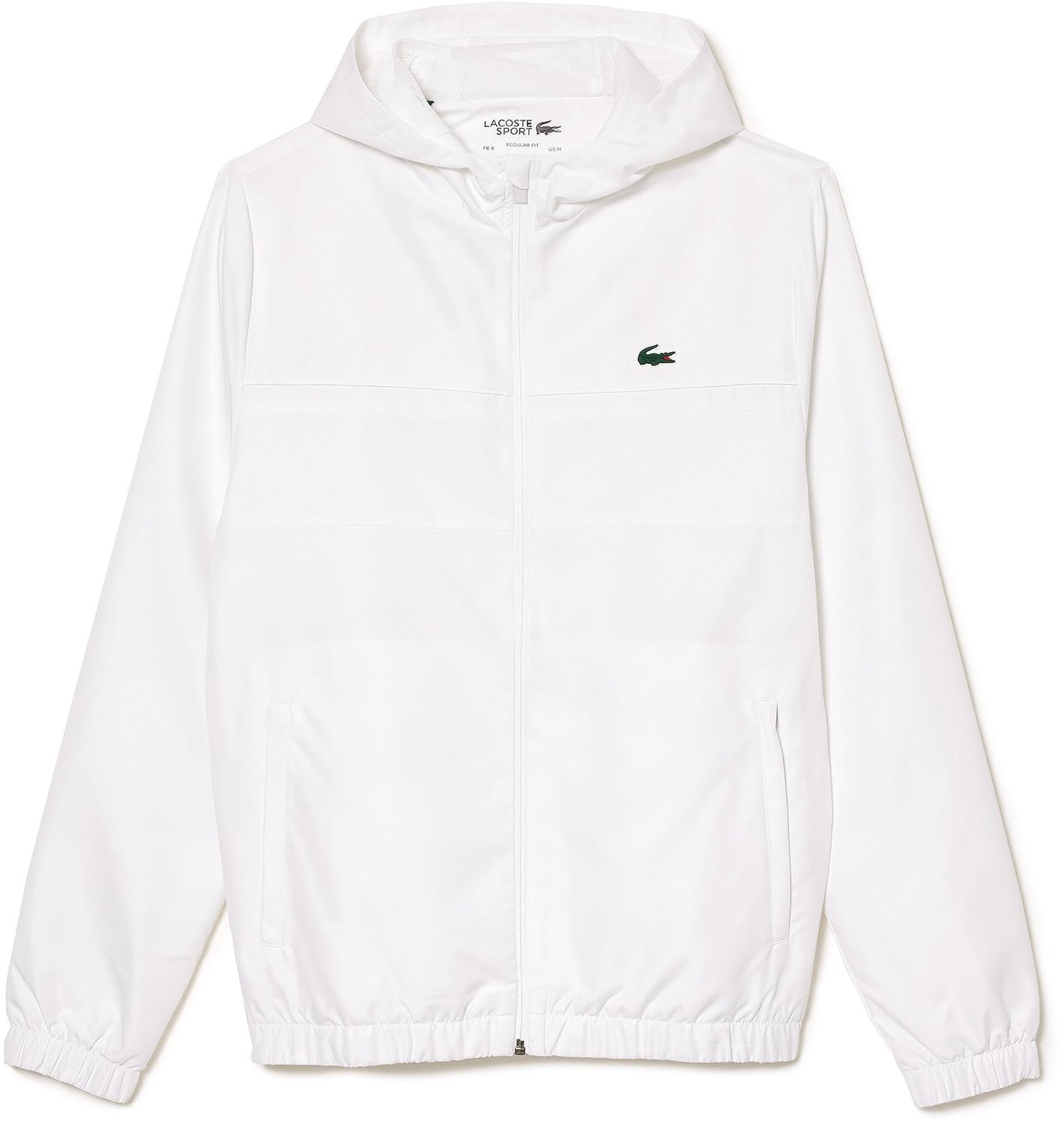 Lacoste BH3466 Trainingsjack Wit
