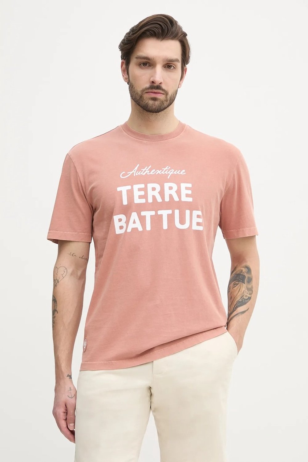 Lacoste TH0356-61 T-shirt Bruin