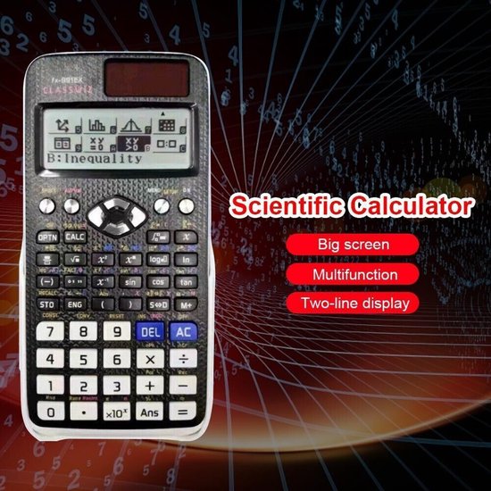Studenten Rekenmachine FX-991EX ClassWiz - Wetenschappelijke rekenmachine - 552 functies | bol