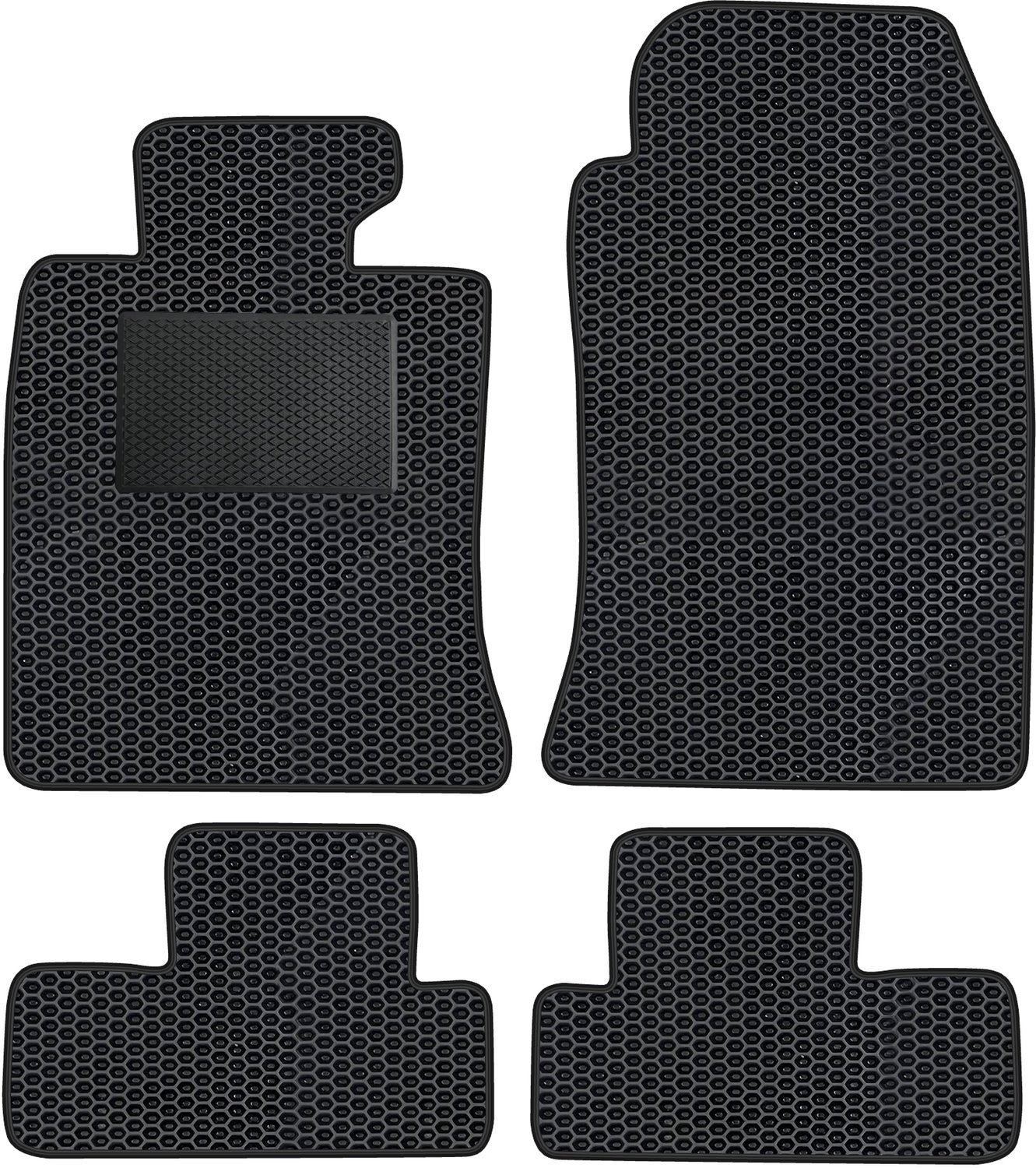 BM032_EVA_POD - Auto Accessoires - Complete set van EVA vloermatten - Geschikt voor Mini Cooper R50 I 2001-2006 - Met extra versterking