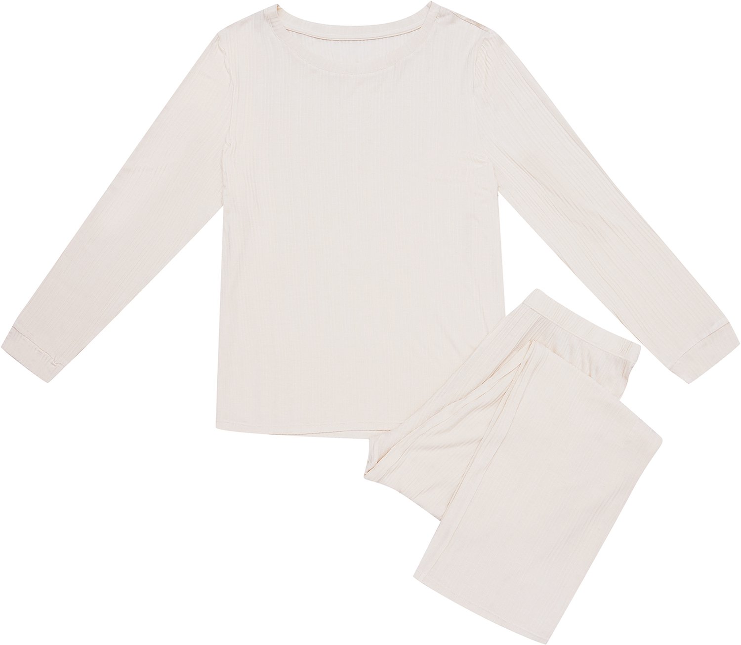ESOTIQ PF Jenius - Damespyjamaset - Beige - Lange mouwen