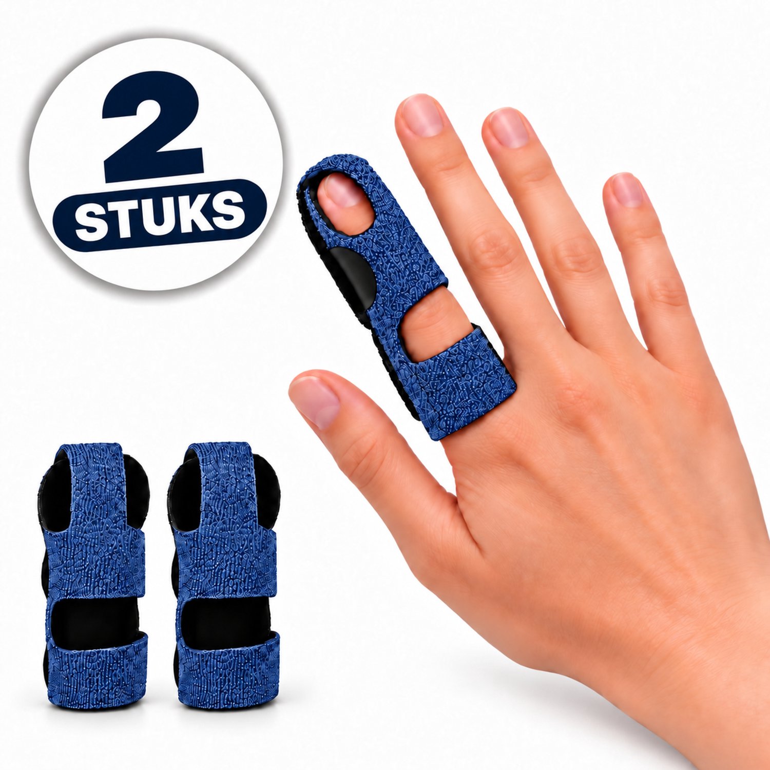 Narlix Vingerspalk - Vingerbrace - Geschikt voor Alle Vingers - Verkrijgbaar in Meerdere Kleuren - Vinger Splint