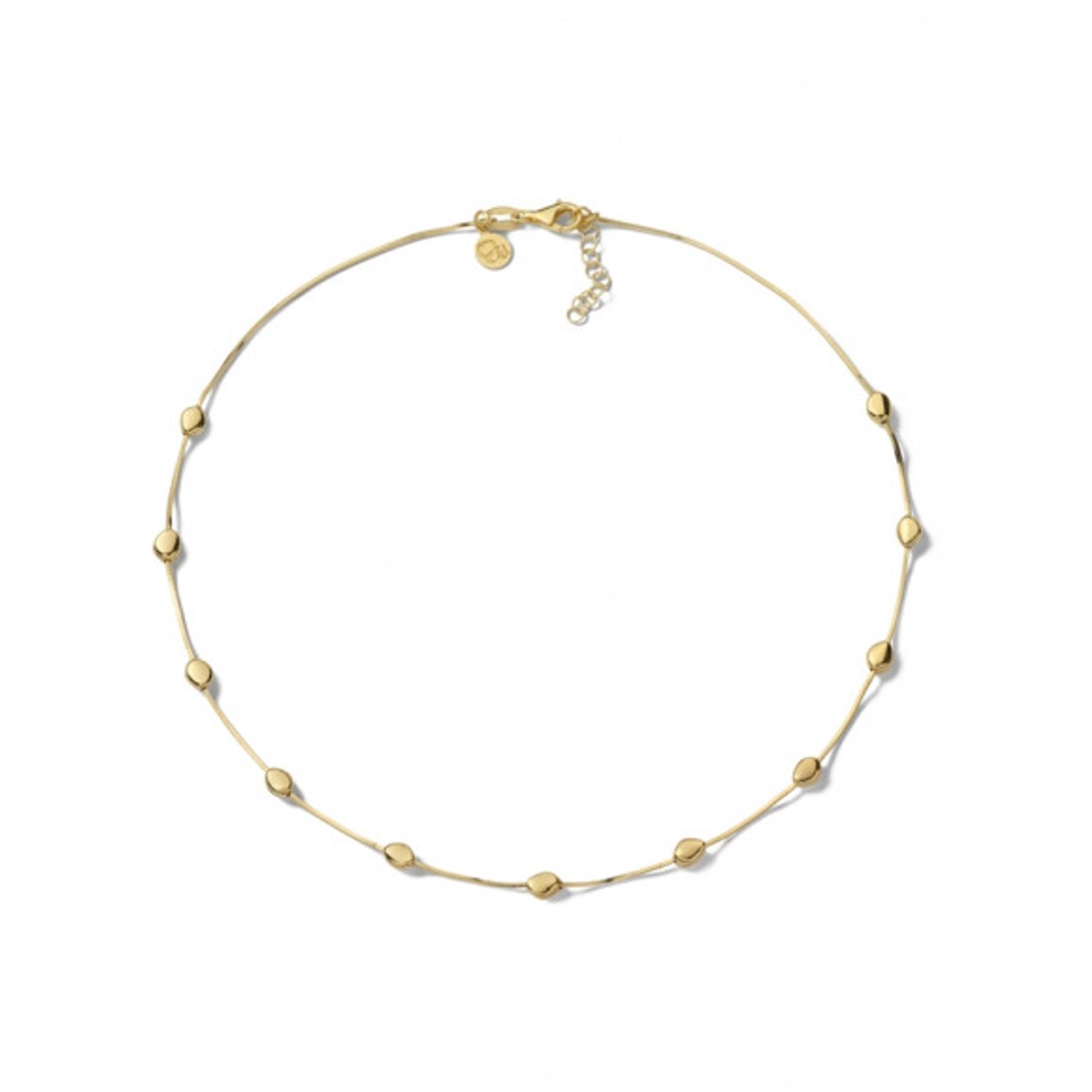 Casa Jewelry Pebbles Ketting 42 + 3 cm TC.1601.00 Zilver Geel 42