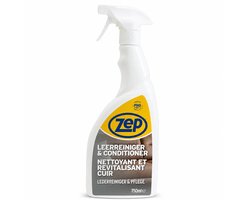 ZEP Leer Reiniger en Conditioner 750 ml - 2-in-1 met UV-bescherming - Voor Leren Bankstel, Auto-interieur, Tassen en Kleding