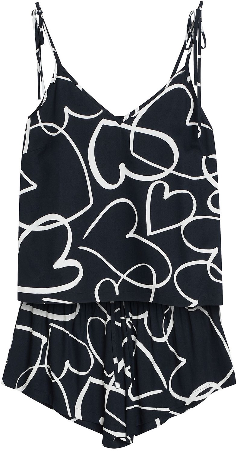 ESOTIQ Paris - Damespyjamaset - Zwart - Viscose