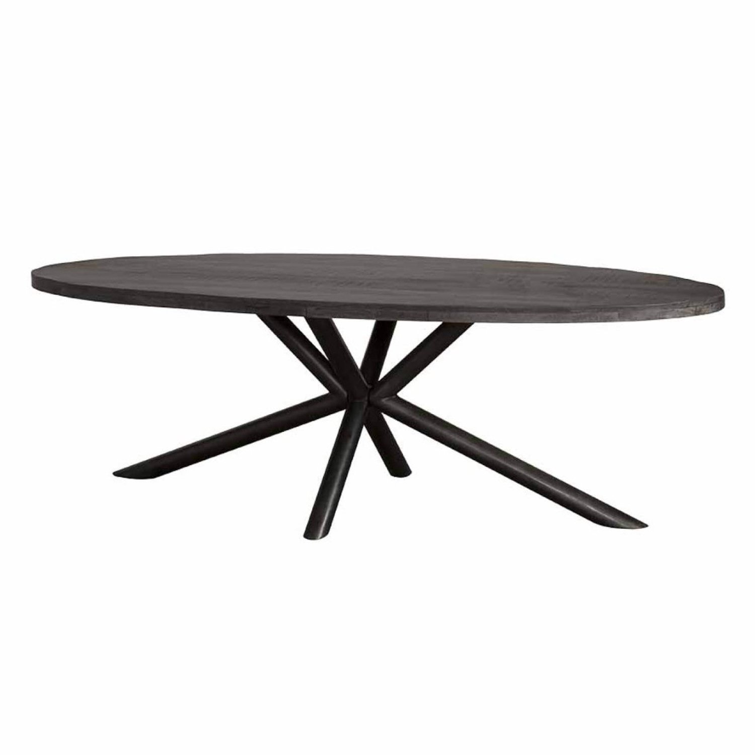 Tower Living Selva eettafel ovaal - 240 cm - zwart