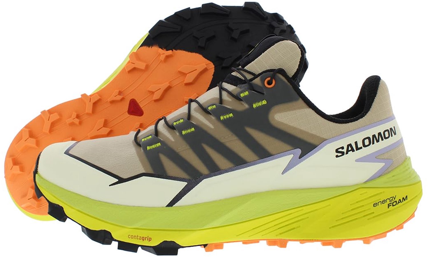 Salomon Thundercross Hardloopschoen Safari/Sulphur Spring/ 37 EU Zwart