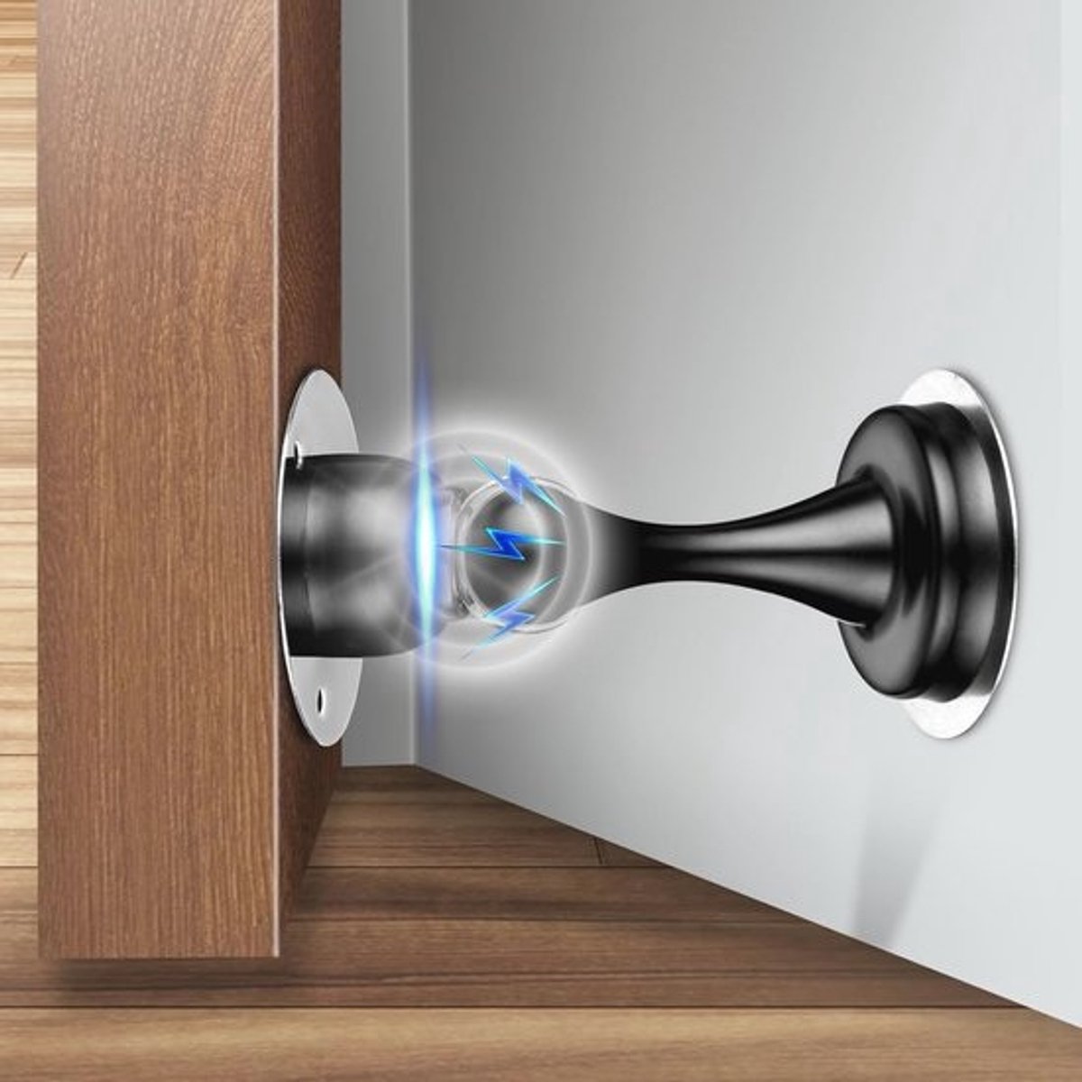 Magnetische deurstoppers - met Soft Lock-ontwerp - zelfklevend voor binnen