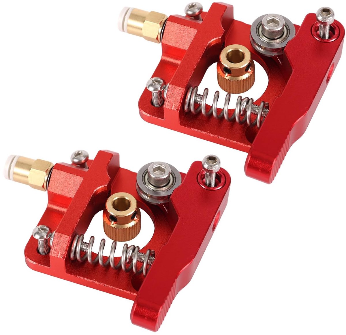 2st 3D-Printer Extruderkit, Hoogwaardige 3D-Printer Extruder Nauwsluitende Pasvorm voor Ender-3 Ender-3Pro Ender-3S Ender-3V2 Ender-3Max CR-10 CR-10S (Rood)