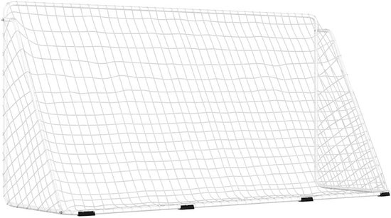 180 x 90 x 120 cm van gepoedercoat staal, weerbestendig tuinpoort met net en haringen voor voetbaltraining in de open lucht — afbeelding 3
