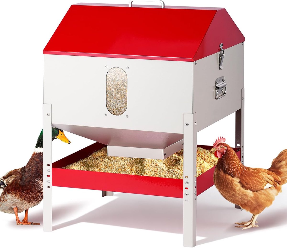 Gevogeltevoer, automatische kippenvoederautomaat