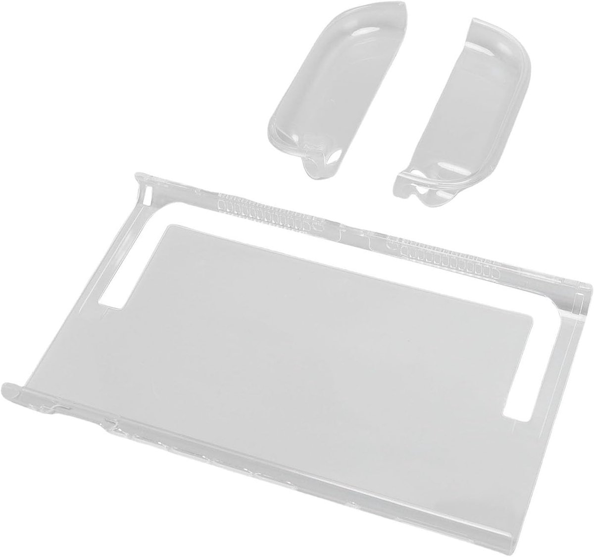 2 Beschermhoes Ultradunne Antislip Split-pc-hoes voor Gameconsolegreep, Transparante Matte Afwerking, voor Gamingliefhebbers