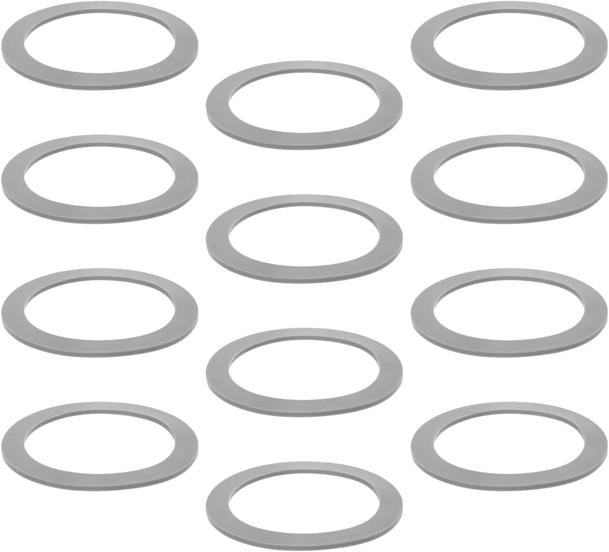 12 Stuks Sapcentrifugepakkingen Blenderpakkingen Rubberen O-Ringafdichting Rubberen Afdichting Voor Sapcentrifuge Grijs