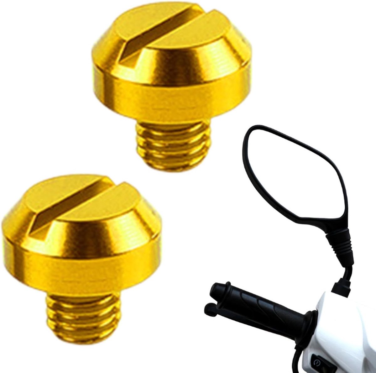 Accessoires voor achteruitkijkspiegels voor motorfietsen, Spiegelbouten