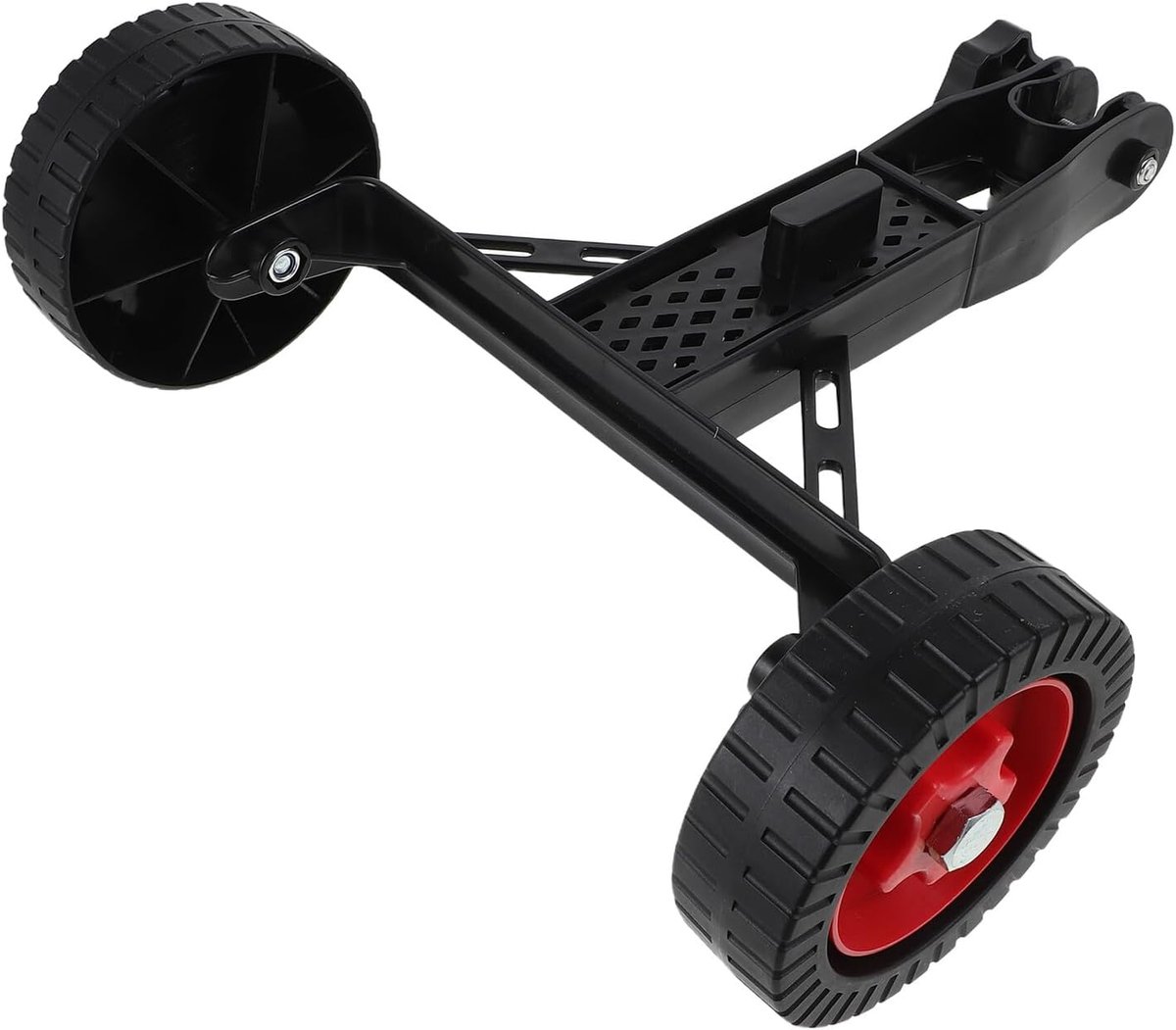 Mower Support Wheel voor Walk Behind Grastrimmer Extra Stabiliteit Compact Geschikt voor Oneffen Terrains Strakke Tuinruimtes Zwart