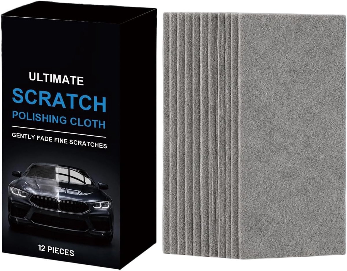 Reinigingsdoek | Automotive Detailing Pakket | Krasverwijderende lap voor auto's - voor aanhangwagens, campers, sedans, pick-up trucks, tractors, vrachtwagens, jachten, ATV's en