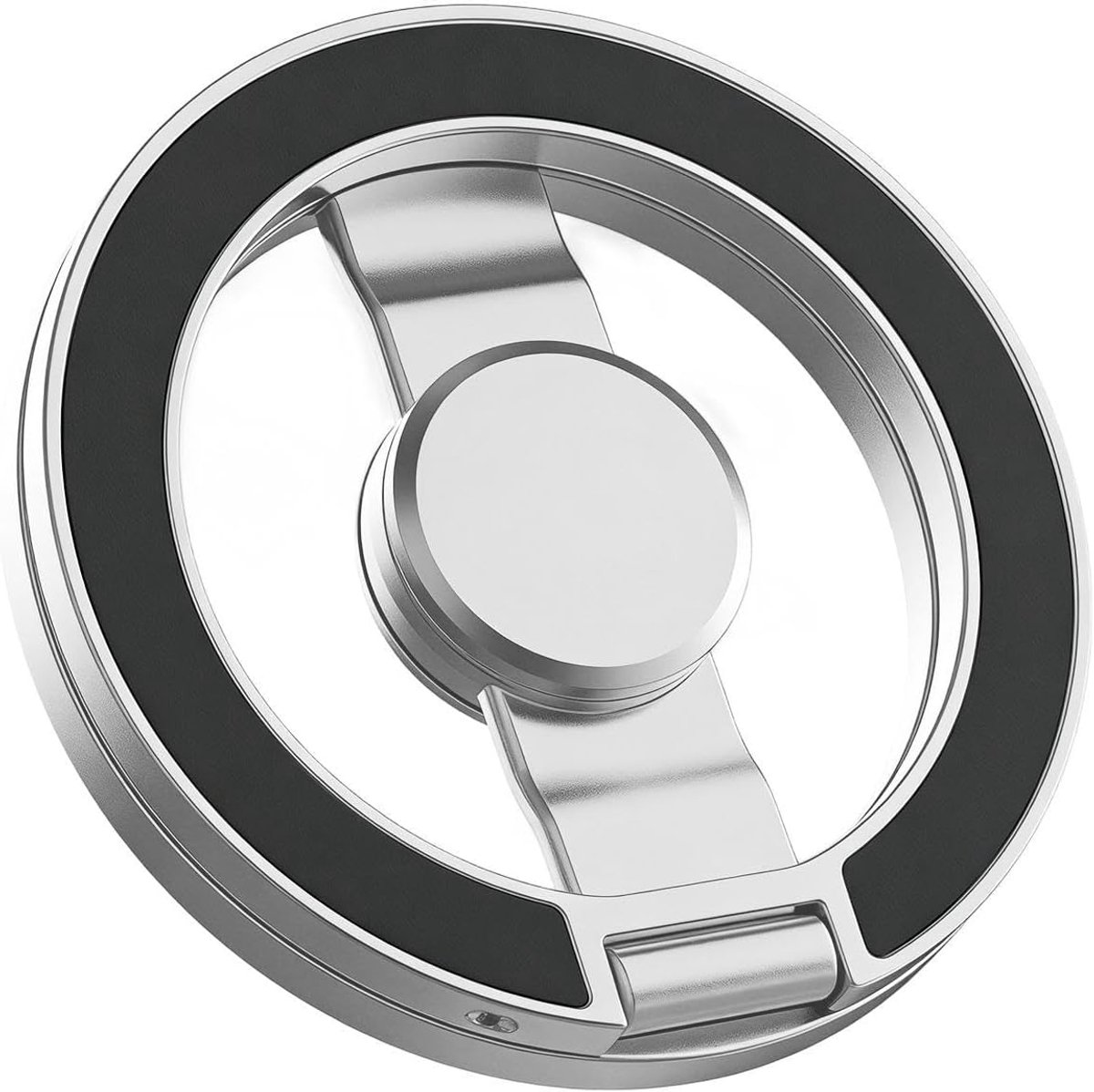 Ringhouder met handgreep, dubbelzijdig vingerspeelgoed, 360 graden draaibare telefoonring, auto, reizen, camera, video-opname, vlog, training, fitnessstudio, thuis
