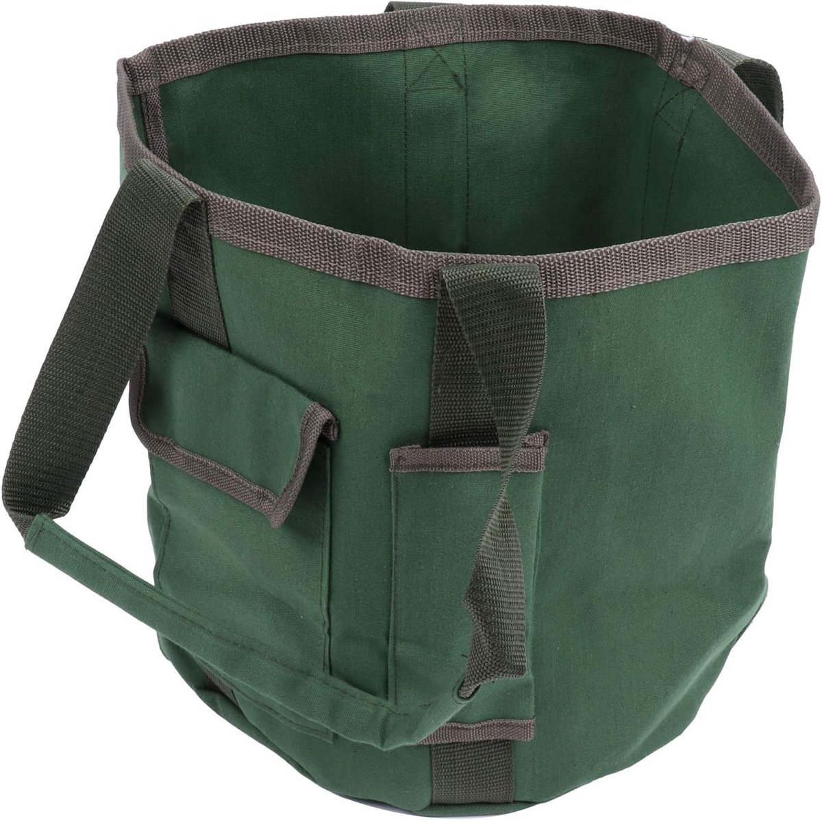 Gereedschapslot, groene emmer met pocket tuin gereedschapzak TOTE TUIN Multifunctionele gereedschap Emmer opslagtas opvouwbare gereedschap opslagmand buiten tuinieren mand stevig