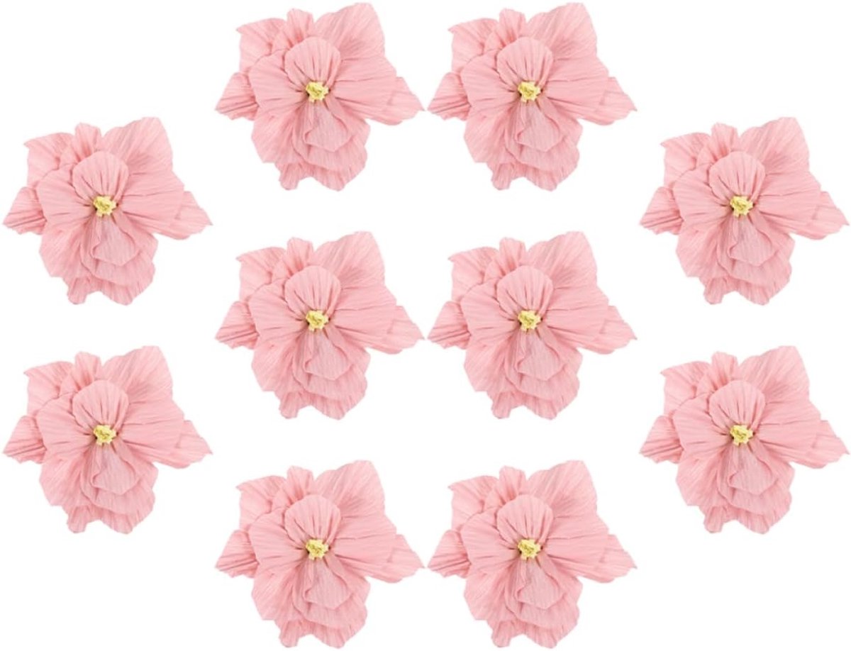Crêpepapier Bloemenmeisjes Kinderkamer Wanddecoratie Bruiloftsdecoraties