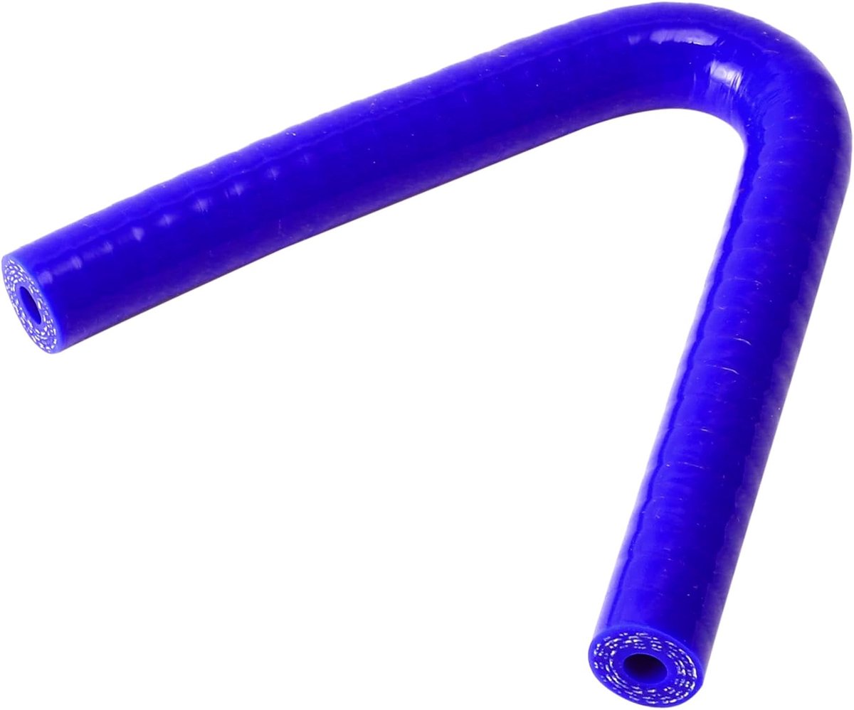 1 Stuk 6mm/ 0.24" ID 120mm/4.72" Lengte 135 Graden Blauwe Auto Silicone Slang Koelslang Universeel