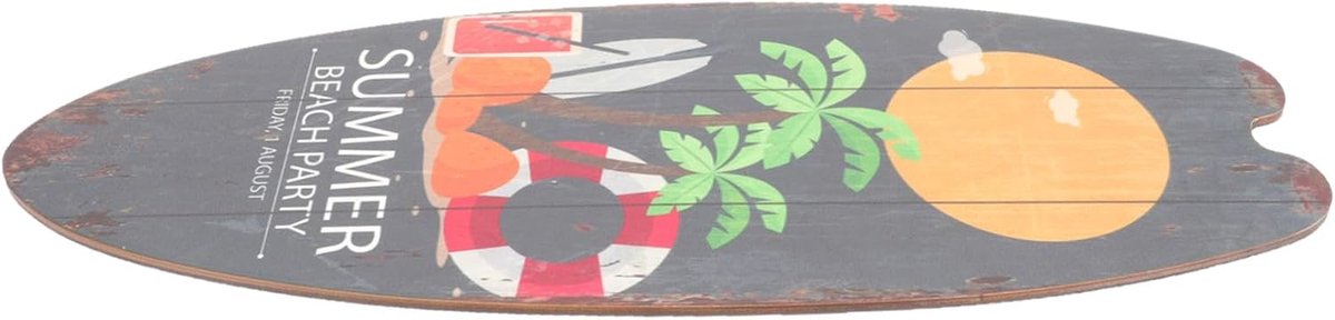 Surfplank Bord met Thema Vintage Stijl Eenvoudig Te Hangen Wanddecoratie voor Bar Huis Strandfeest Frisse Kleur Unieke Textuur Geschikt voor Woonkamer Entree