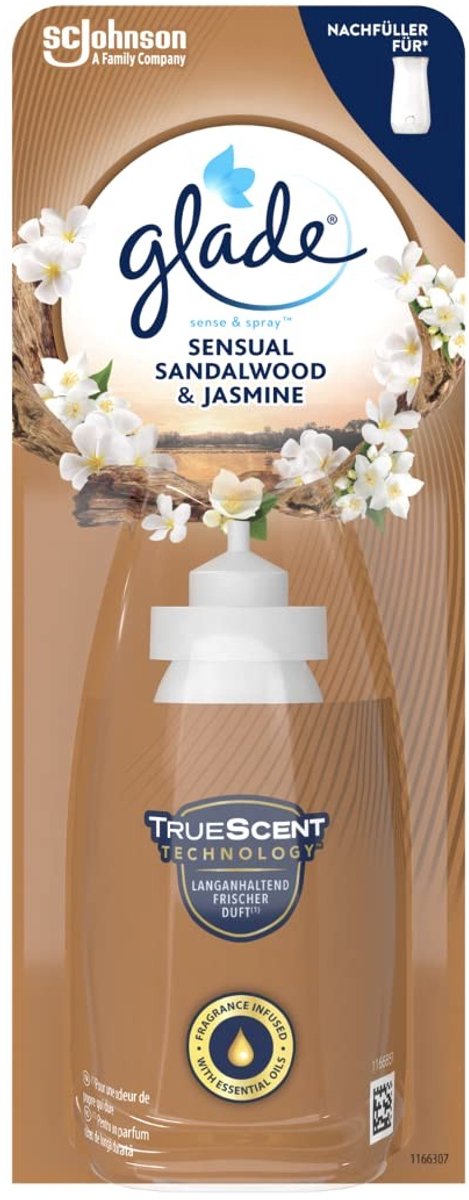 Geurversterker Navulling - Sensuele Sandelhout & Jasmijn 18ml