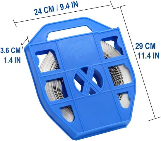 Roestvrijstalen strap spoel 19 x 0,75 mm - 30 meter voor stevige bevestiging en verpakking — afbeelding 5