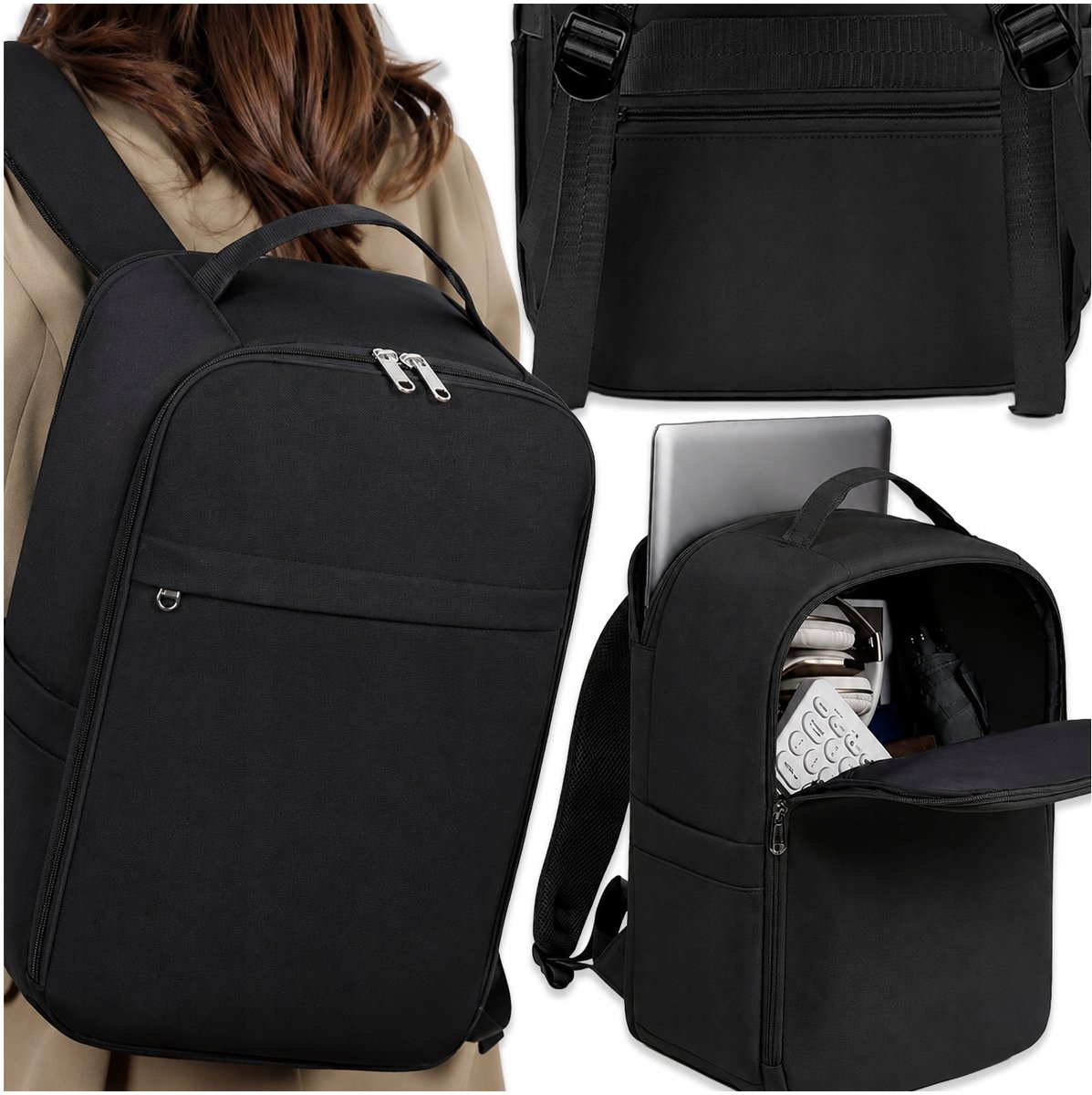 Reisrugzak handbagage 40x25x20 cm, ideaal voor vliegreizen