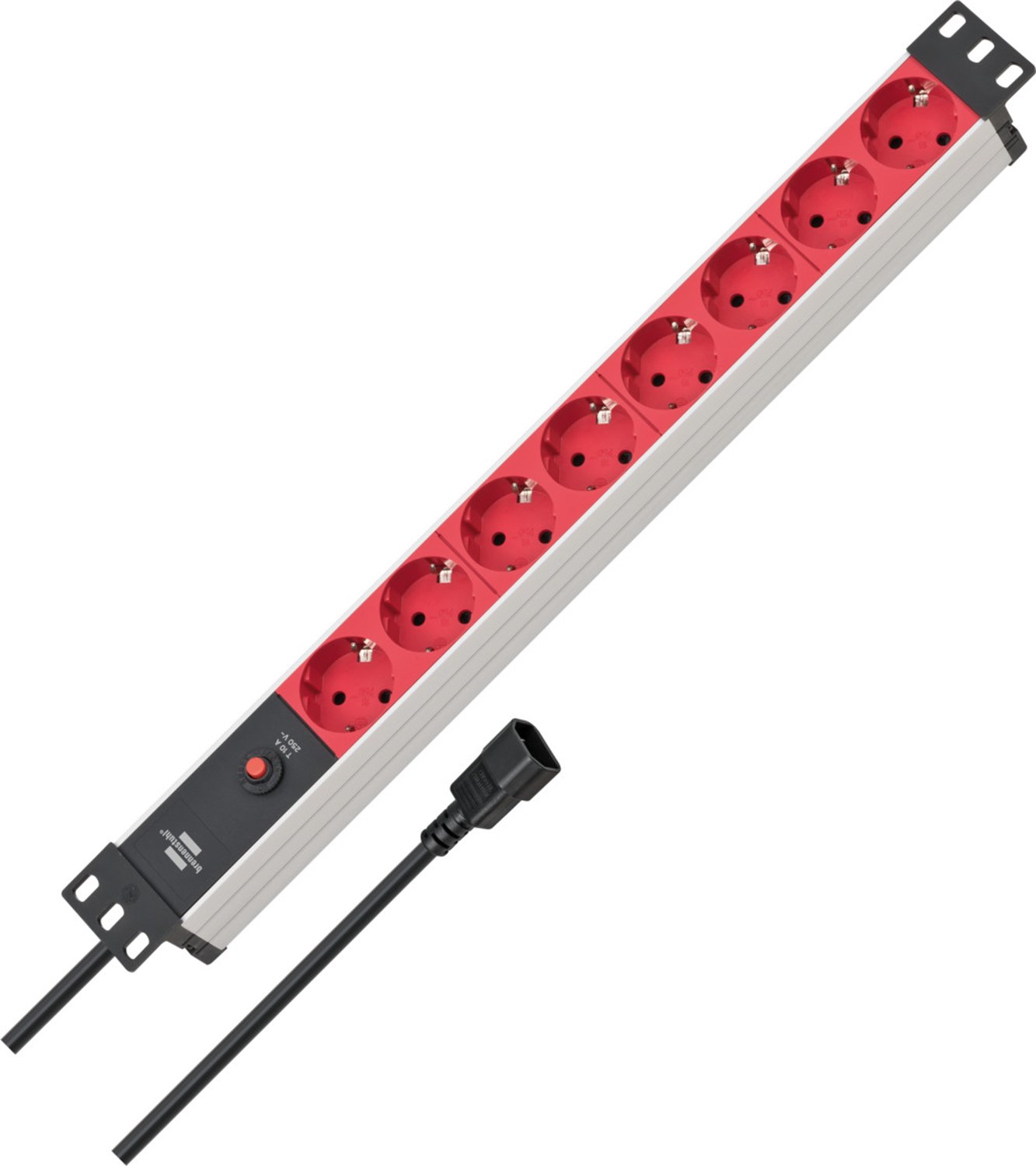Bloc multiprise rackable Alu-Line 19