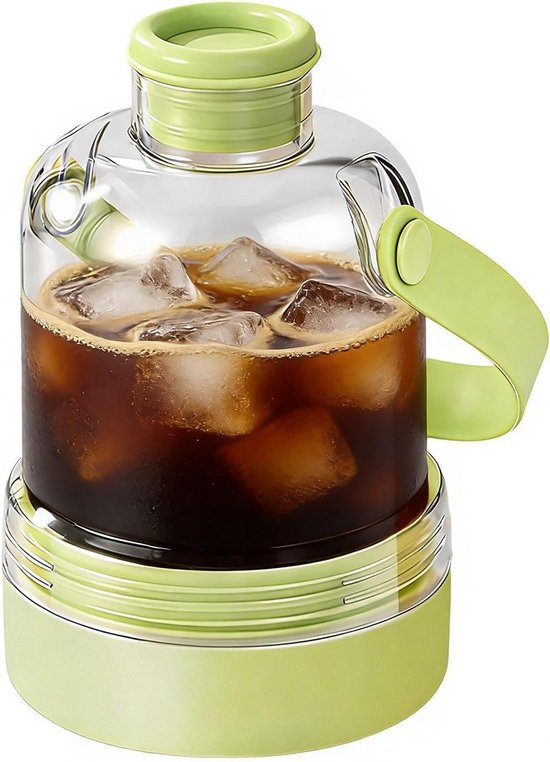 IJsfles, 400 ml, siliconen vorm met eenvoudige release, contactloze ijsgenerator, voor zomer, reizen, thuis, outdoor, , picknick, camping, kantoor, fitnessstudio, sport — afbeelding 2