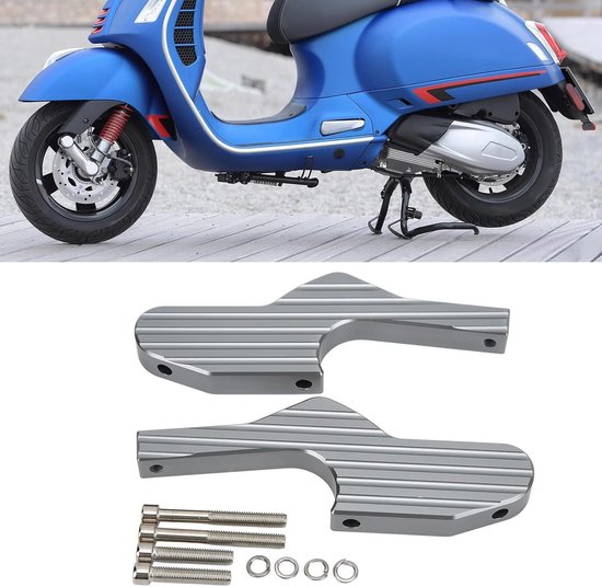 Verlengde Voetsteunen, Vervangingsaccessoires voor Motorvoeten, Geschikt voor Vespa GTS 300ie, Comfort en Stabiliteit — afbeelding 3