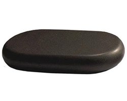 Grote warmtegevende massagesteen XXL van basalt - professionele hot stone - voor massagetherapie