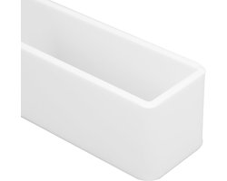 Irfora Stevig Acryl Baseball Cap Hoedenrek, aan de Muur Gemonteerde (Wit)