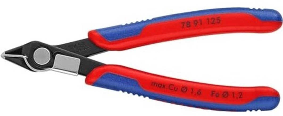 Precision-zijkniptang - 125 mm - voor elektronica en fijnmechanica