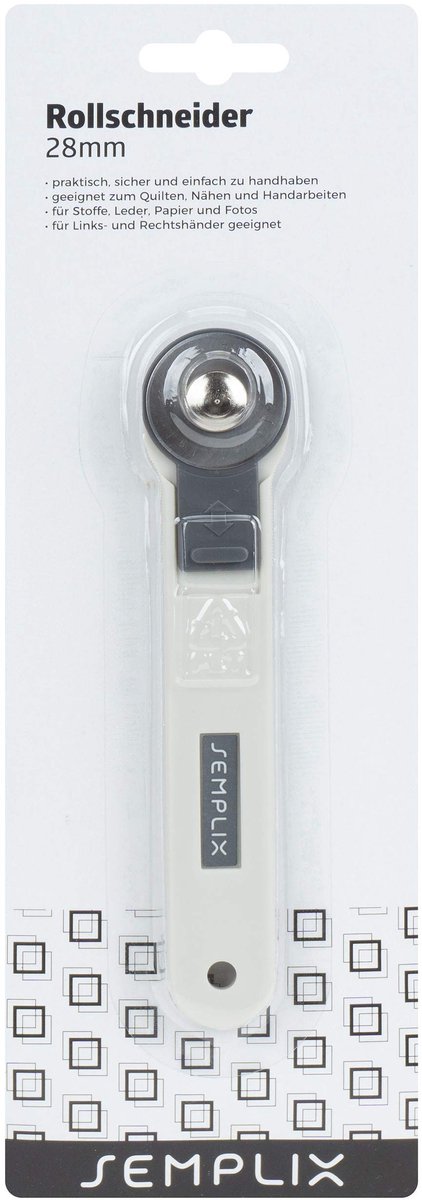 Dust Cutter Mini met Mesbescherming - 28 mm Rotary Knife voor Creatief Werk
