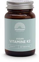Mattisson - Vitamine K2 MK7 Menaquinone - 200 mcg - 60 Tabletten