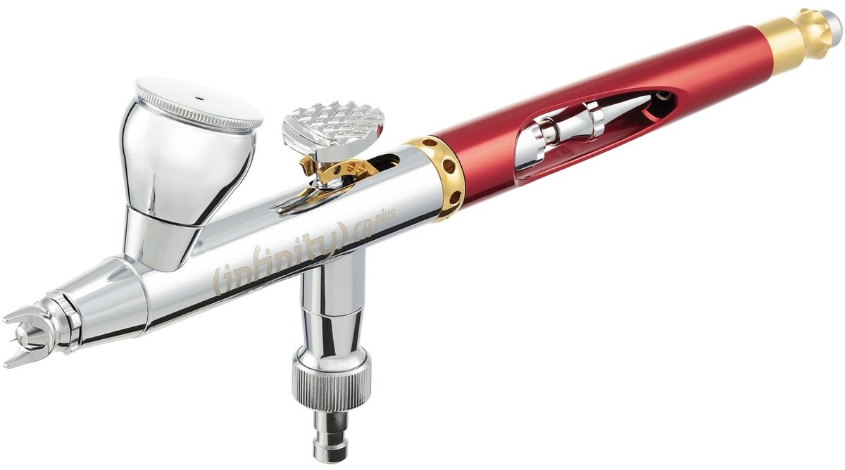 Dual-Action Gravity Airbrush 2-in-1