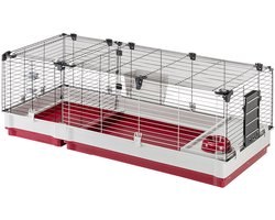Ferplast Konijnenkooi - Kooi Voor Cavia's - Inclusief Accessoires - Openend en Modulair 142 x 60 x h 50 cm