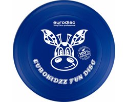 Kinderfrisbee Eurodisc Kidzz Giraffe 100 gr Dark blue ED0100DBGF Blauw 23 cm