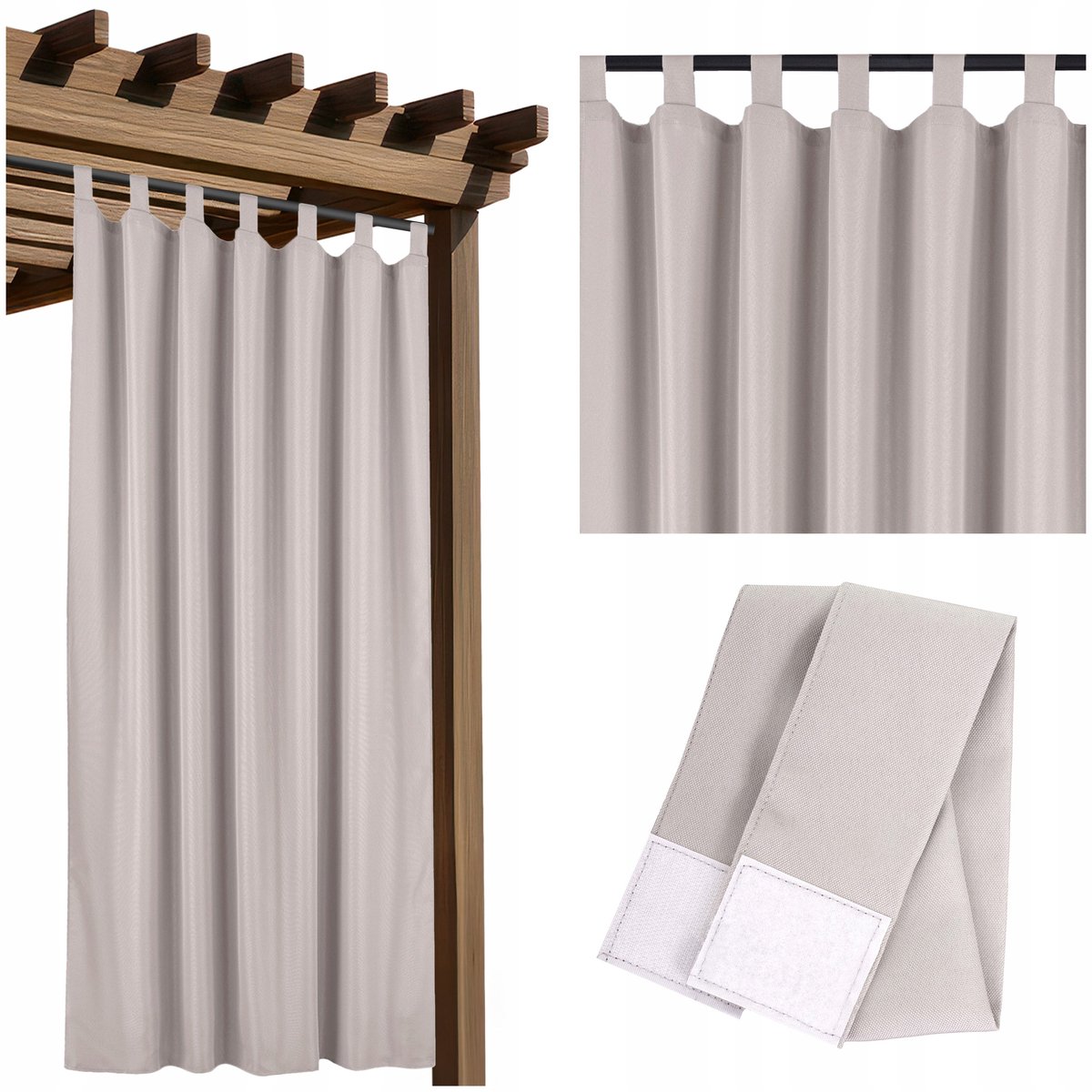 Waterdichte Tuindoek 155x200 cm met Sjaaltjes voor Terras en Pergola