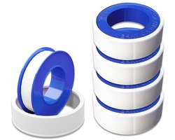 Teflon Tape 4 Rollen - 10m x 12mm - Waterdicht & Hittebestendig